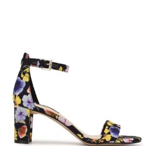 Nine West Pruce Ankle Remienkove Block Sandals Čierne | DGLZWB-152