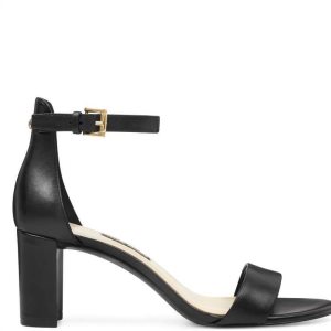 Nine West Pruce Ankle Remienkove Block Sandals Čierne | VEJYPA-824