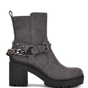 Nine West Quilip Na Podpatku Tmavo Siva | FVIUKO-963