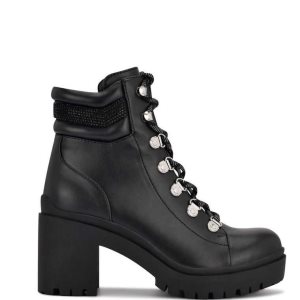 Nine West Qwork Lug Sole Čierne | JYAXIM-098