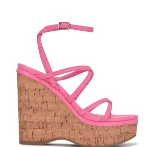 Nine West Rachal Wedge Ruzove | KOWXSD-962