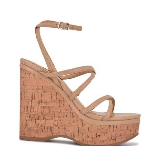 Nine West Rachal Wedge Ruzove | WXCAGL-452