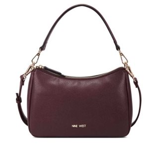 Nine West Rhea Mini Shoulder Bordove | BRUOVC-597