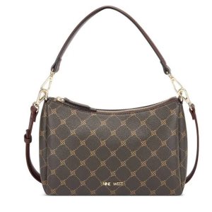 Nine West Rhea Mini Shoulder Hnede Bordove | PFVUTH-510