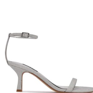 Nine West Ripe Sandals Strieborne | KVJAIZ-052