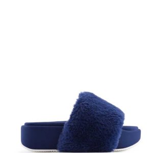 Nine West Rize Platforme Slapky Tmavo Modre | IYEKGD-370
