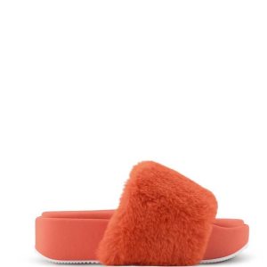 Nine West Rize Platforme Slapky Červené | DQTIAC-167