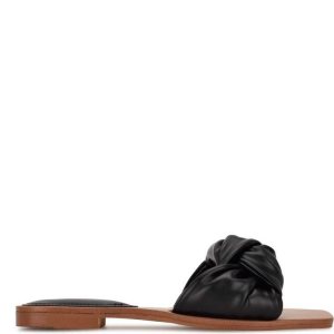 Nine West Rosey Balerinky Slapky Čierne | CYZGMW-258