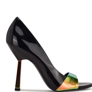 Nine West Saidso Open Spicou Pump Čierne Viacfarebný | SYPWTJ-190