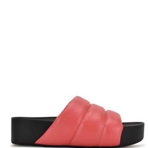 Nine West Sants Platforme Slapky Koralove | XIMHLZ-673
