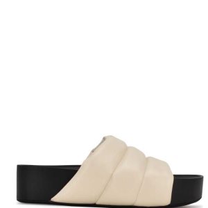Nine West Sants Platforme Slapky Sandals Krém | HKSPZA-756