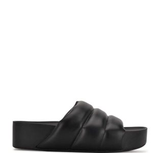 Nine West Sants Platforme Slapky Čierne | CIBFRP-659