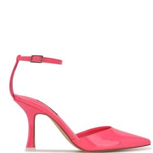 Nine West Shaply Pointy Spicou Ankle Remienkove Pumps Ruzove | PQUBIT-304