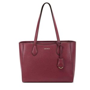 Nine West Shayden Tote Claret | LQHPYB-192