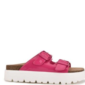 Nine West Simplee Platforme Slapky Sandals Svetlo Ruzove | BTHPAW-430