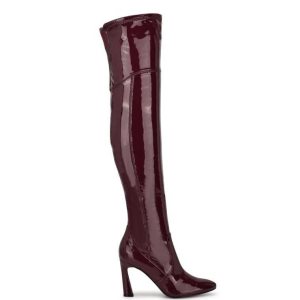 Nine West Sizzle Over The Knee Heel Ruzove | RXYUDC-987