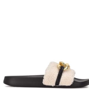 Nine West Slinks Balerinky Slapky Sandals Krém | TZXSQJ-045