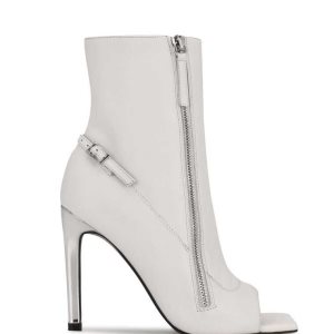 Nine West Sohot Peep Spicou Biele | BQAJTC-185