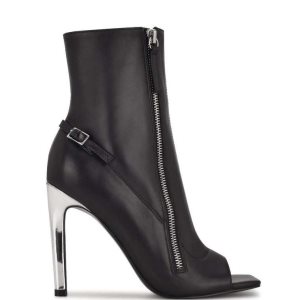 Nine West Sohot Peep Spicou Čierne | YAJUPG-823