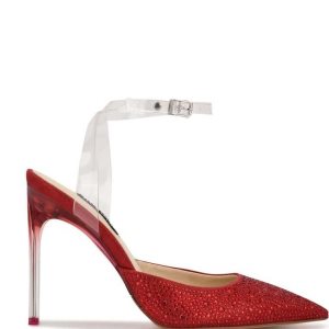 Nine West Sparkel Ankle Remienkove Pumps | FUAZNC-836