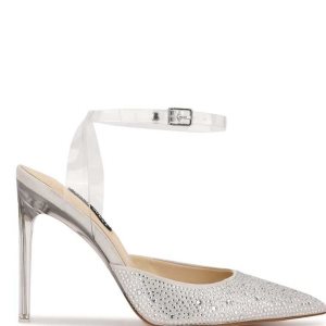 Nine West Sparkel Ankle Remienkove Pumps | VKIXLP-634