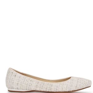 Nine West Speakup Almond Spicou Biele | DWFLTY-509