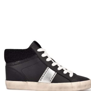 Nine West Stunnah High Top Sneakers Čierne Čierne | ZVHFNP-730