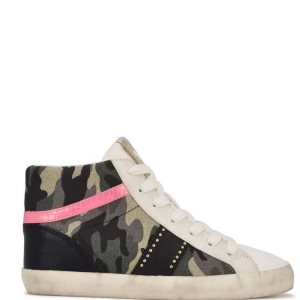 Nine West Stunnah High Top Zelene Maskacove | XFAIYR-057