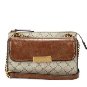 Nine West Susan Cnvrtble Xbdy Top Zip Béžové Hnede | SJINYZ-741