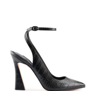 Nine West Tabita Ankle Remienkove Saty Pumps Čierne | TBFLUM-130
