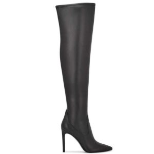 Nine West Tacy Over The Knee Čierne | WYQZTB-678