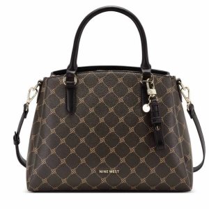 Nine West Tansy Jet Set Satchel Hnede | OGMPLY-950