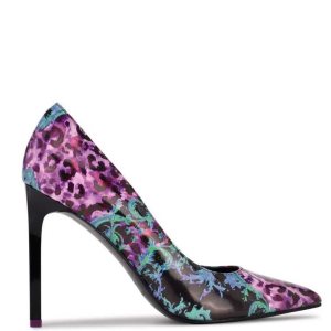 Nine West Tatiana Pointy Spicou Pumps Nachový Viacfarebný | QTUXVZ-863
