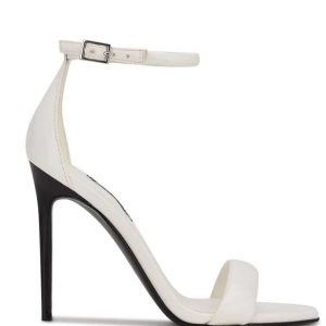 Nine West Teeya Ankle Remienkove Biele | WMHORA-265