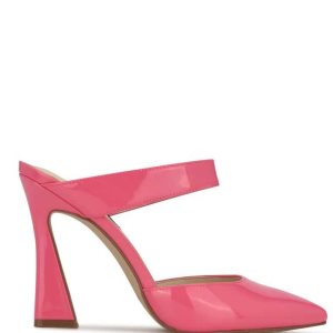Nine West Tiger Heel Ruzove | OTPCVG-092