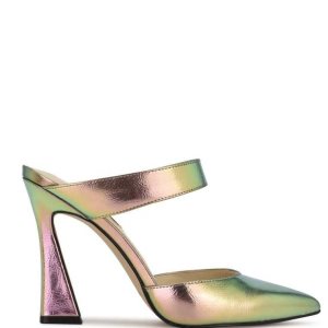Nine West Tiger Heel Ruzove | UATGCP-192
