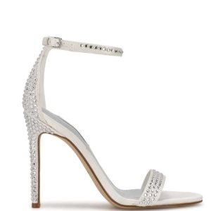 Nine West Toria Ankle Remienkove Biele | JAZDRH-207