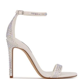 Nine West Toria Ankle Remienkove Sandals Biele | VRMCTE-021