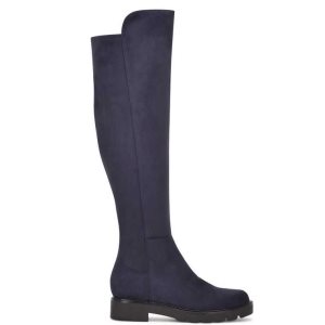 Nine West Tread Over The Knee Lug Sole Námornícka Modrá | ZRXWQY-826
