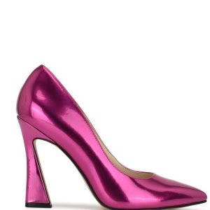 Nine West Trendz Pointy Spicou Pumps Ruzove Metal | ZBASPO-894