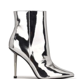 Nine West Tryin Saty Strieborne Metal | STCNHY-176