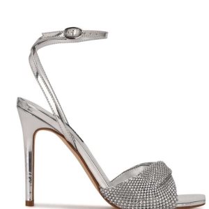 Nine West Twinkle Na Podpatku Saty Sandals Strieborne | GWXIHR-957