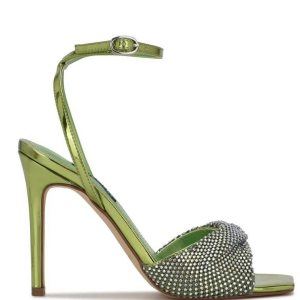 Nine West Twinkle Na Podpatku Saty Sandals Svetlo Zelene | JGEBVK-849