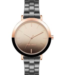 Nine West Two-Tone Bezel Bracelet Tmavo Siva | PZCUVI-793