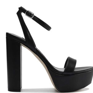 Nine West Uknow Platforme Saty Sandals Čierne | XQCWJN-403