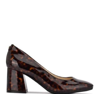 Nine West Vibe 9x9 Block Pumps Hnede | OWPJSM-873