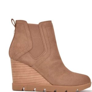 Nine West Wayde Wedge Svetlo Béžové | LUFHWT-734