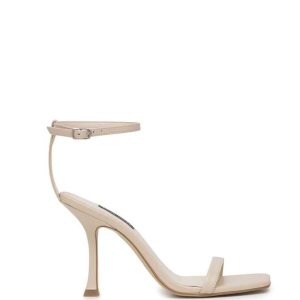 Nine West Yess Ankle Remienkove Biele | UIHXEL-679