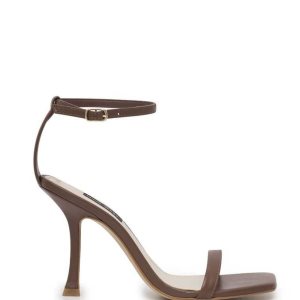 Nine West Yess Ankle Remienkove Sandals Hnede | NDUIAM-104