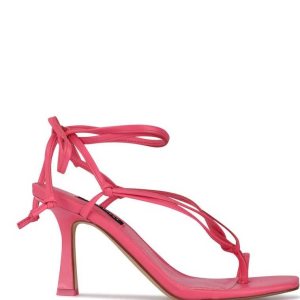Nine West Yippie Ankle Wrap Sandal Ruzove | VHFMIW-506